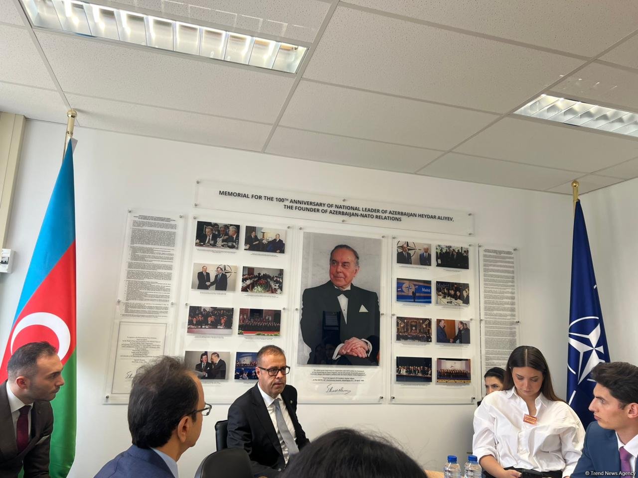 Group of media reps visit Azerbaijan's mission to NATO (PHOTO)
