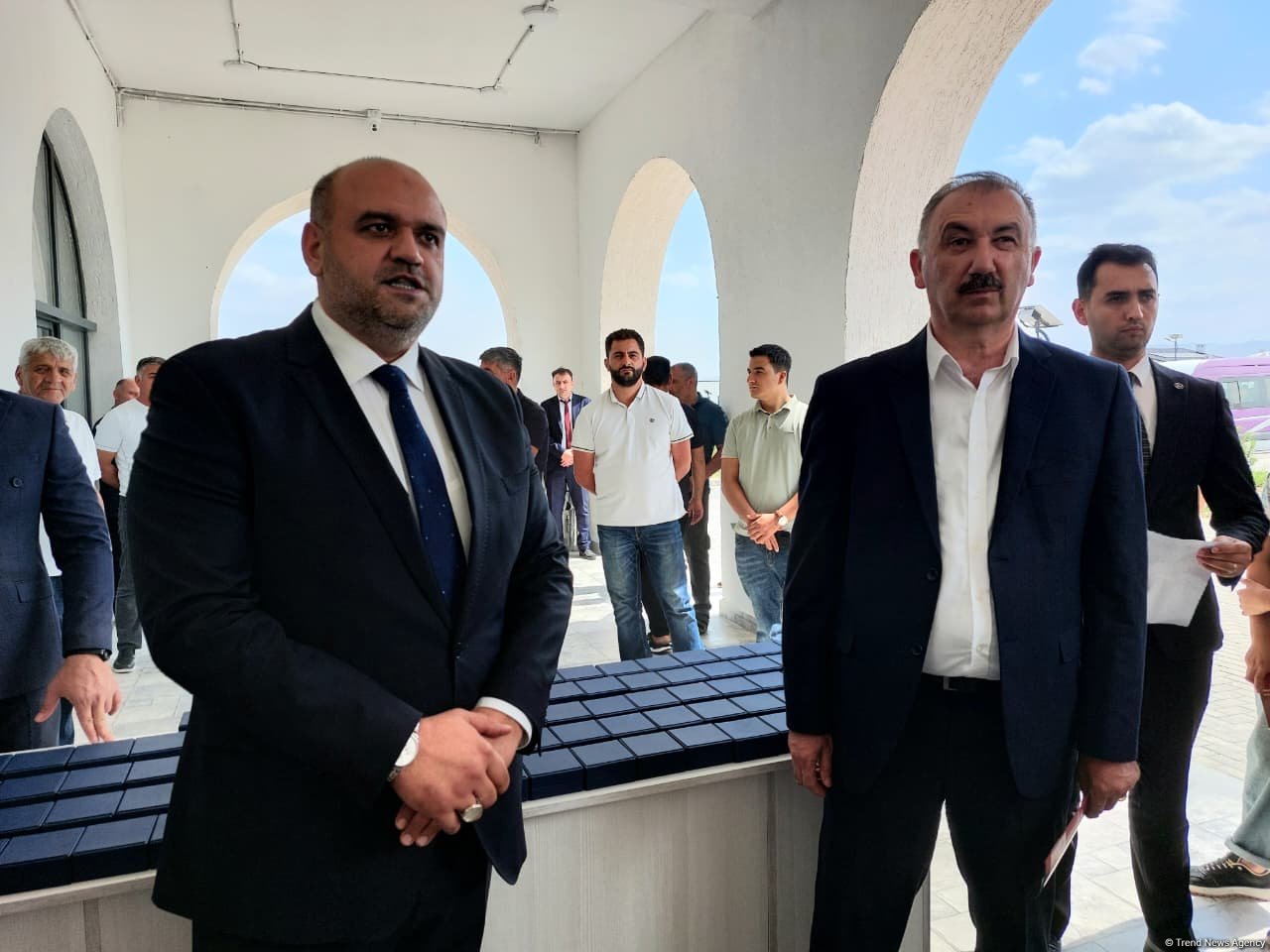 Multiple families relocating to Aghdam's Khidirli village receive keys to houses (PHOTO)