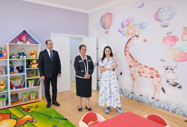 Vice-President of Heydar Aliyev Foundation Leyla Aliyeva attends opening of kindergartens in Shamakhi (PHOTO)