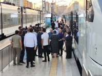 Azerbaijan resumes train service on Baku-Agdam route