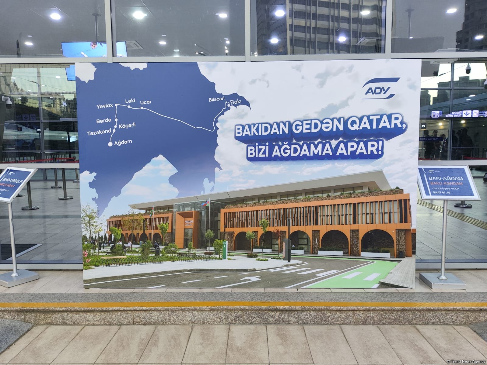 Azerbaijan resumes train service on Baku-Agdam route