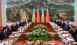 President Ilham Aliyev, President Xi Jinping hold meeting (PHOTO/VIDEO)