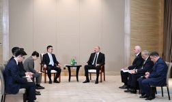 President Ilham Aliyev meets founder and chairman of Sichuan Sunsync Photovoltaic Technology Co. (PHOTO/VIDEO)