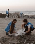 Heydar Aliyev Foundation VP Leyla Aliyeva and Head of Baku Media Center Arzu Aliyeva participate in cleanup campaign in Bilgah (PHOTO)