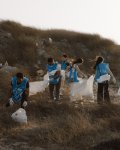 Heydar Aliyev Foundation VP Leyla Aliyeva and Head of Baku Media Center Arzu Aliyeva participate in cleanup campaign in Bilgah (PHOTO)
