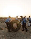 Heydar Aliyev Foundation VP Leyla Aliyeva and Head of Baku Media Center Arzu Aliyeva participate in cleanup campaign in Bilgah (PHOTO)