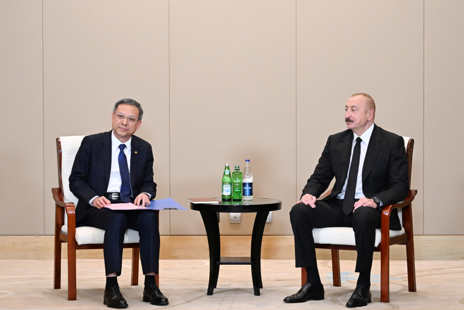 President Ilham Aliyev meets acting head of China Energy Engineering Corporation Limited Ni Zhen (PHOTO/VIDEO)