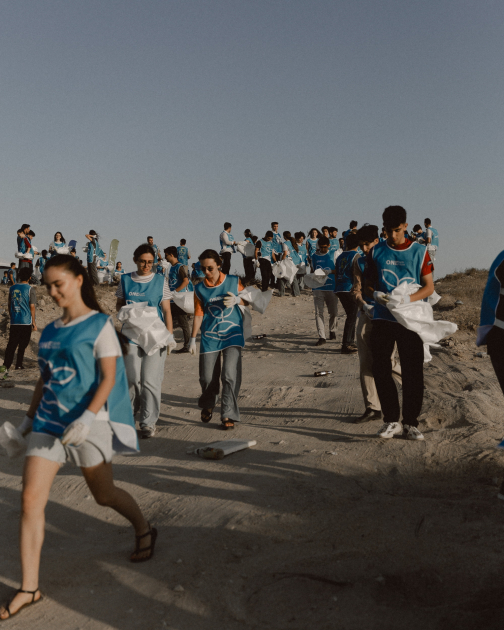 Heydar Aliyev Foundation VP Leyla Aliyeva and Head of Baku Media Center Arzu Aliyeva participate in cleanup campaign in Bilgah (PHOTO)