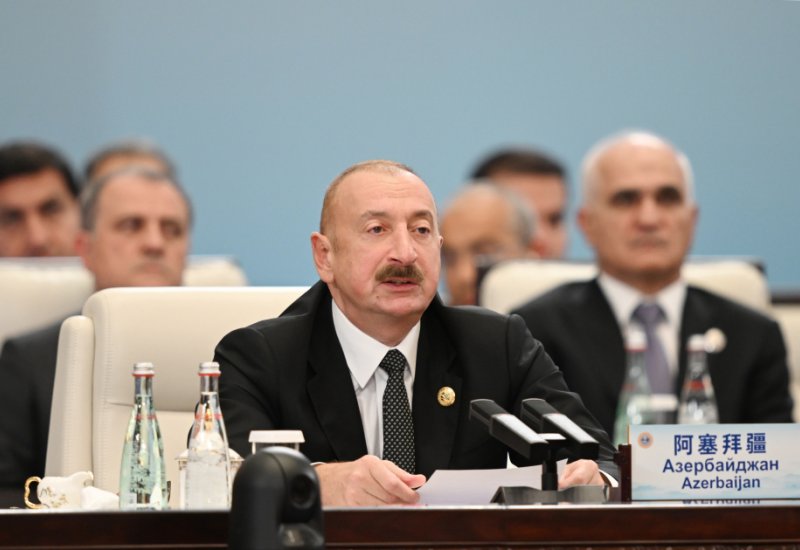 President Ilham Aliyev addresses SCO Plus meeting in Tianjin (PHOTO/VIDEO)