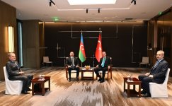 President Ilham Aliyev, President Recep Tayyip Erdogan hold meeting (PHOTO)