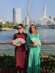 First Lady Mehriban Aliyeva participates in boat trip with spouses of heads of state and government attending meeting in "SCO Plus" format (PHOTO)