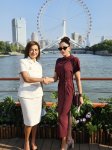 First Lady Mehriban Aliyeva participates in boat trip with spouses of heads of state and government attending meeting in "SCO Plus" format (PHOTO)