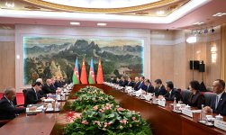 President Ilham Aliyev, President Xi Jinping hold meeting (PHOTO/VIDEO)
