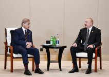 President Ilham Aliyev meets Pakistani PM in Tianjin (PHOTO)