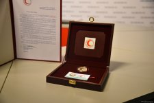 Azerbaijan Red Crescent Society awards Trend News Agency with centennial medal (PHOTO)