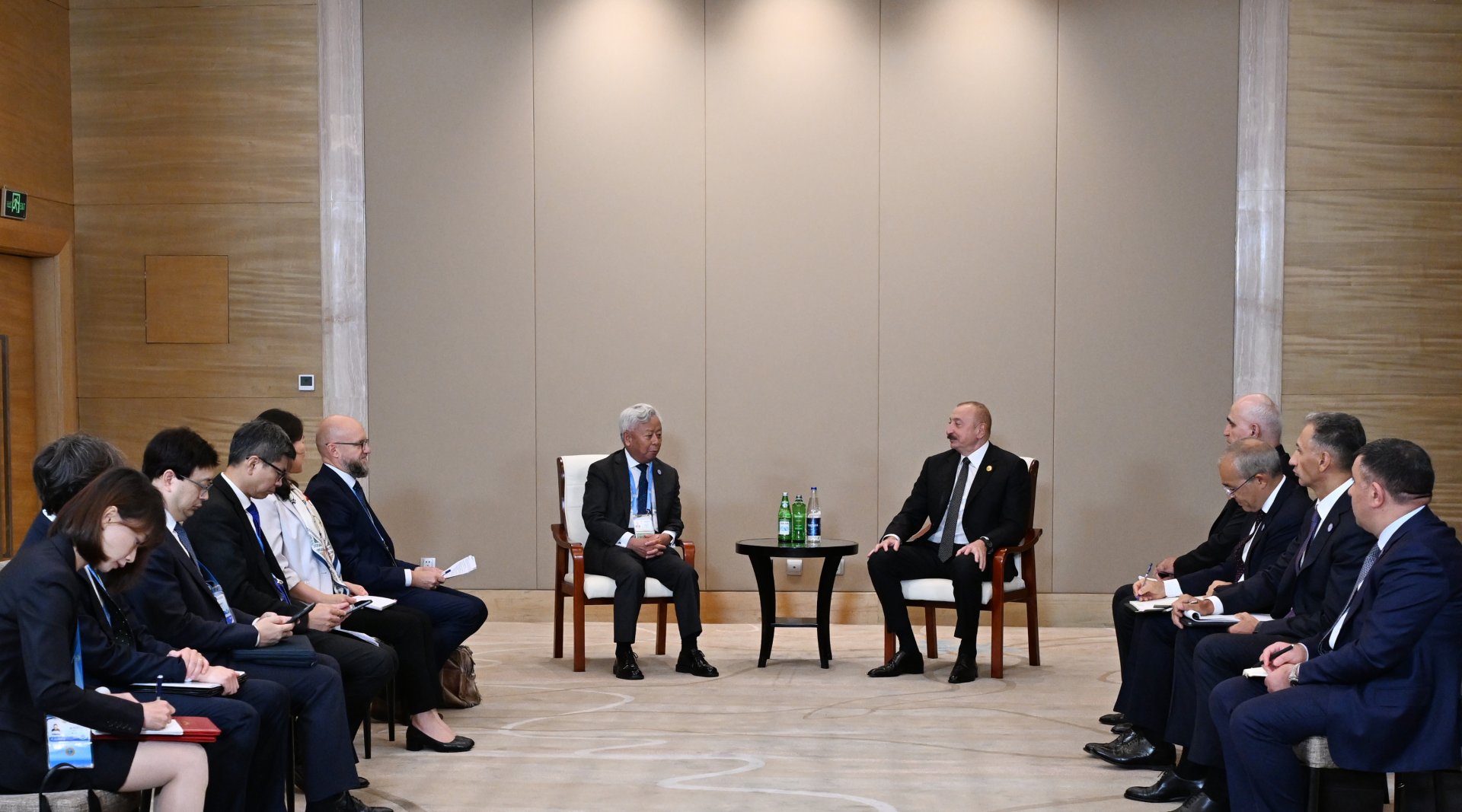 President Ilham Aliyev meets AIIB President in Tianjin (PHOTO/VIDEO)