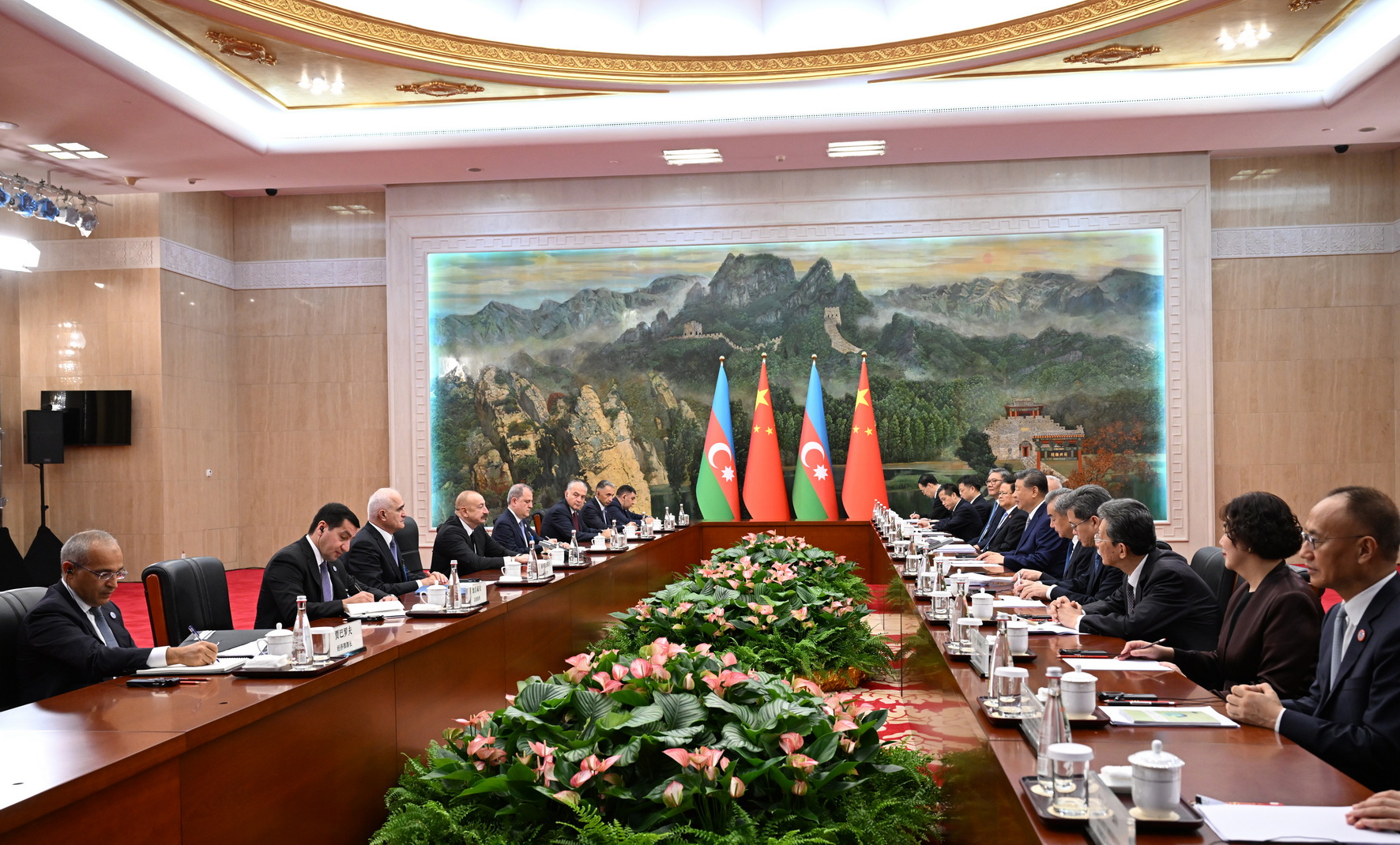 President Ilham Aliyev, President Xi Jinping hold meeting (PHOTO/VIDEO)