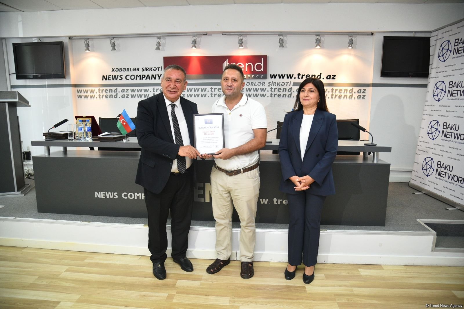 Press Council of Azerbaijan awards Trend News Agency team on 30th anniversary (PHOTO)