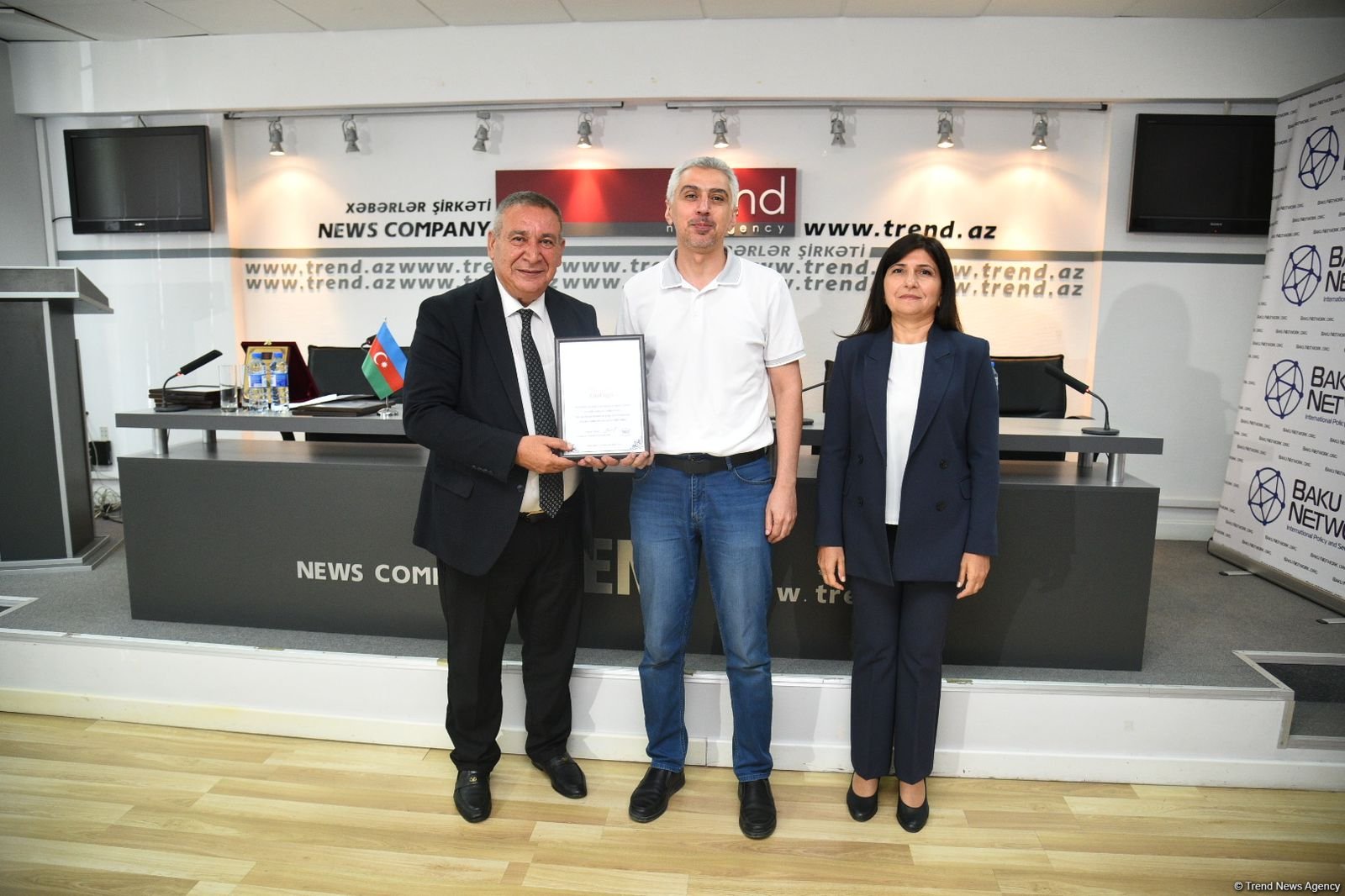 Press Council of Azerbaijan awards Trend News Agency team on 30th anniversary (PHOTO)