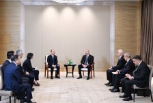President Ilham Aliyev meets Chairman of China National Chemical Engineering in Tianjin (PHOTO/VIDEO)