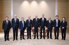 President Ilham Aliyev meets Chairman of China National Chemical Engineering in Tianjin (PHOTO/VIDEO)