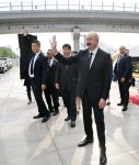 President Ilham Aliyev, First Lady Mehriban Aliyeva arrive in Beijing (PHOTO/VIDEO)