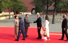 President Ilham Aliyev and First Lady Mehriban Aliyeva watched parade dedicated to 80th anniversary of Victory in Chinese People's War of Resistance against Japanese Aggression and World War II (PHOTO/VIDEO)