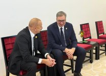 President Ilham Aliyev and First Lady Mehriban Aliyeva watched parade dedicated to 80th anniversary of Victory in Chinese People's War of Resistance against Japanese Aggression and World War II (PHOTO/VIDEO)