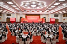 President Ilham Aliyev, First Lady Mehriban Aliyeva attend reception in honor of heads of state and spouses observing parade in Beijing (PHOTO/VIDEO)