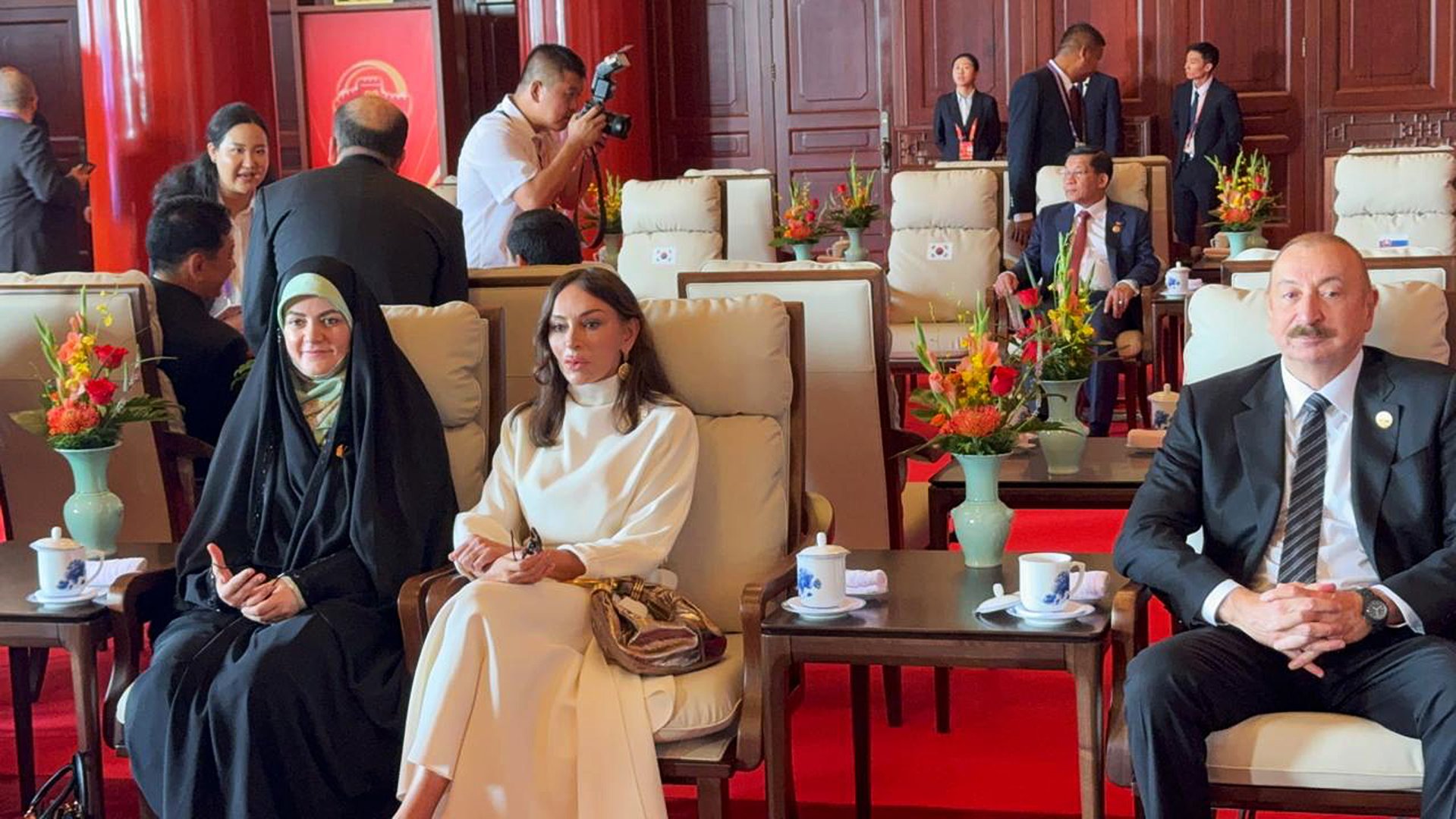 President Ilham Aliyev and First Lady Mehriban Aliyeva watched parade dedicated to 80th anniversary of Victory in Chinese People's War of Resistance against Japanese Aggression and World War II (PHOTO/VIDEO)