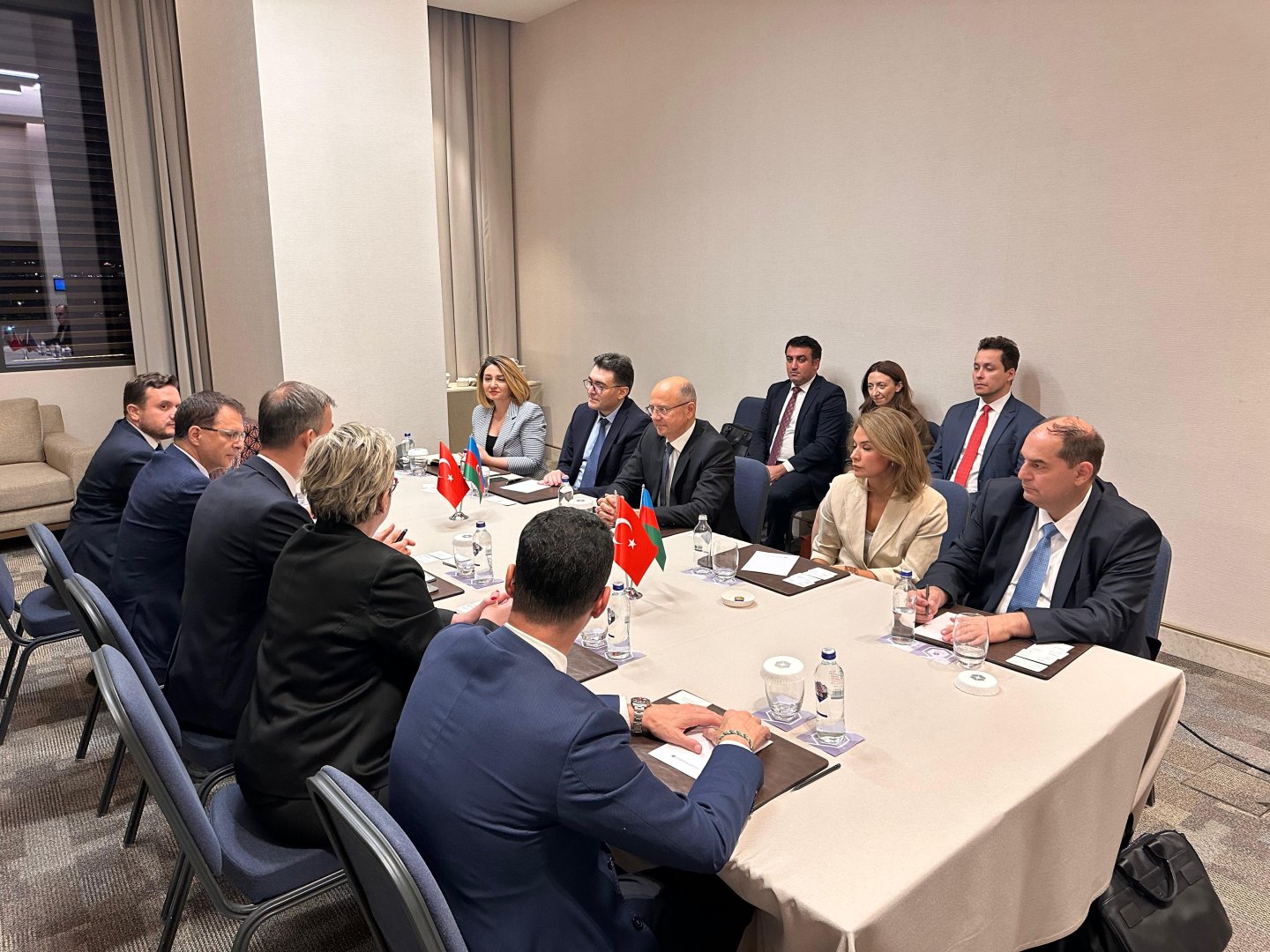 Azerbaijan parleys collaboration capacities with wind power firms in Turkish Izmir (PHOTO)