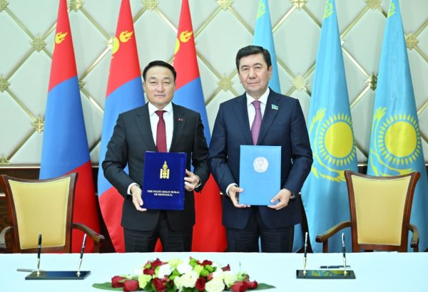Kazakhstan, Mongolia strengthen strategic ties with new inter-parliamentary memo