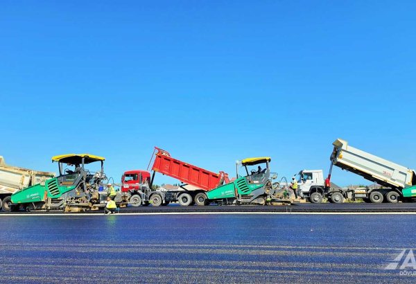 Azerbaijan scaling up building Pirshagi-Novkhani-Khirdalan-M4 highway (PHOTO/VIDEO)