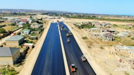 Azerbaijan scaling up building Pirshagi-Novkhani-Khirdalan-M4 highway (PHOTO/VIDEO)