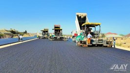 Azerbaijan scaling up building Pirshagi-Novkhani-Khirdalan-M4 highway (PHOTO/VIDEO)