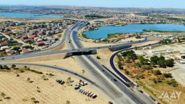 Azerbaijan scaling up building Pirshagi-Novkhani-Khirdalan-M4 highway (PHOTO/VIDEO)