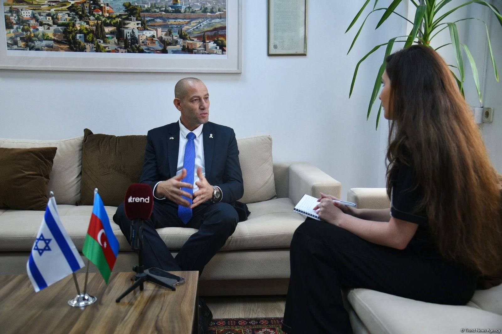 Ambassador Ronen Krausz outlines investment opportunities for Israeli companies in Karabakh (Exclusive interview) (PHOTO)
