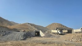Azerbaijan spotlights ongoing progress on Horadiz–Aghband railway (PHOTO)
