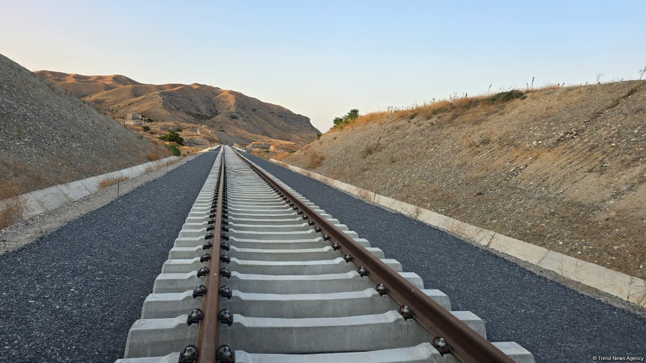 Azerbaijan spotlights ongoing progress on Horadiz–Aghband railway (PHOTO)
