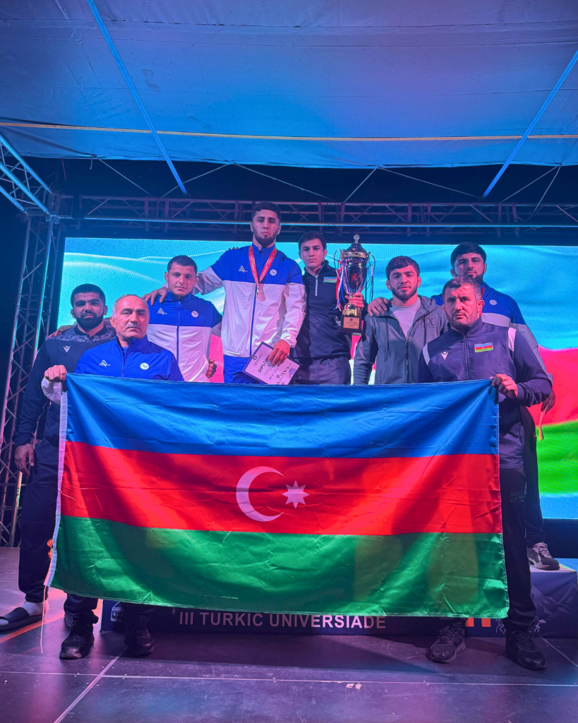 Azerbaijani wrestlers win medals in Turkic States Universiade in Kyrgyzstan (PHOTO)