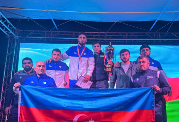 Azerbaijani wrestlers win medals in Turkic States Universiade in Kyrgyzstan (PHOTO)