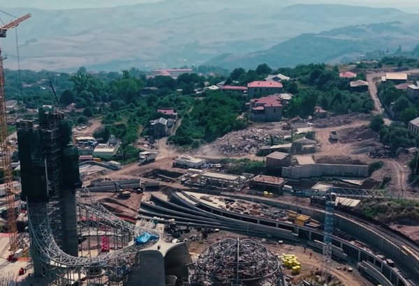 Azerbaijani Shusha’s cultural renaissance shines with construction of new mosque (VIDEO)