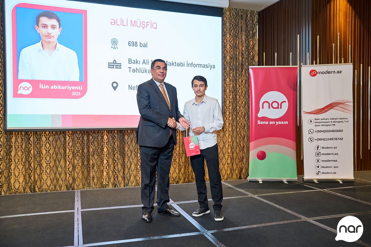 Nar awarded this year’s top-performing university entrants (PHOTO)