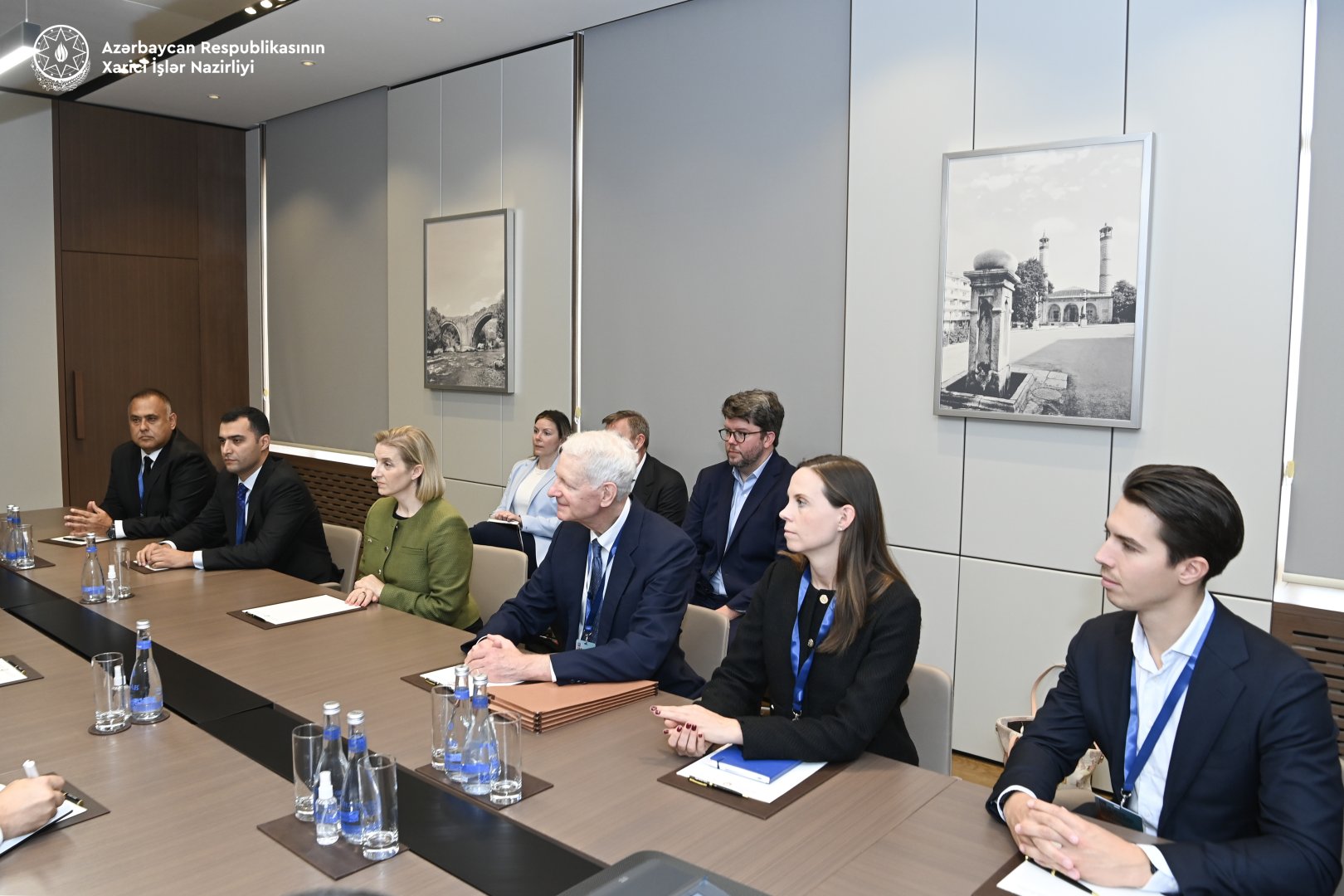 Azerbaijani FM meets with reps of US Certified Trade Mission for Middle Corridor (PHOTO)