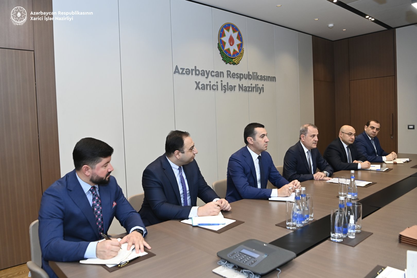 Azerbaijani FM meets with reps of US Certified Trade Mission for Middle Corridor (PHOTO)