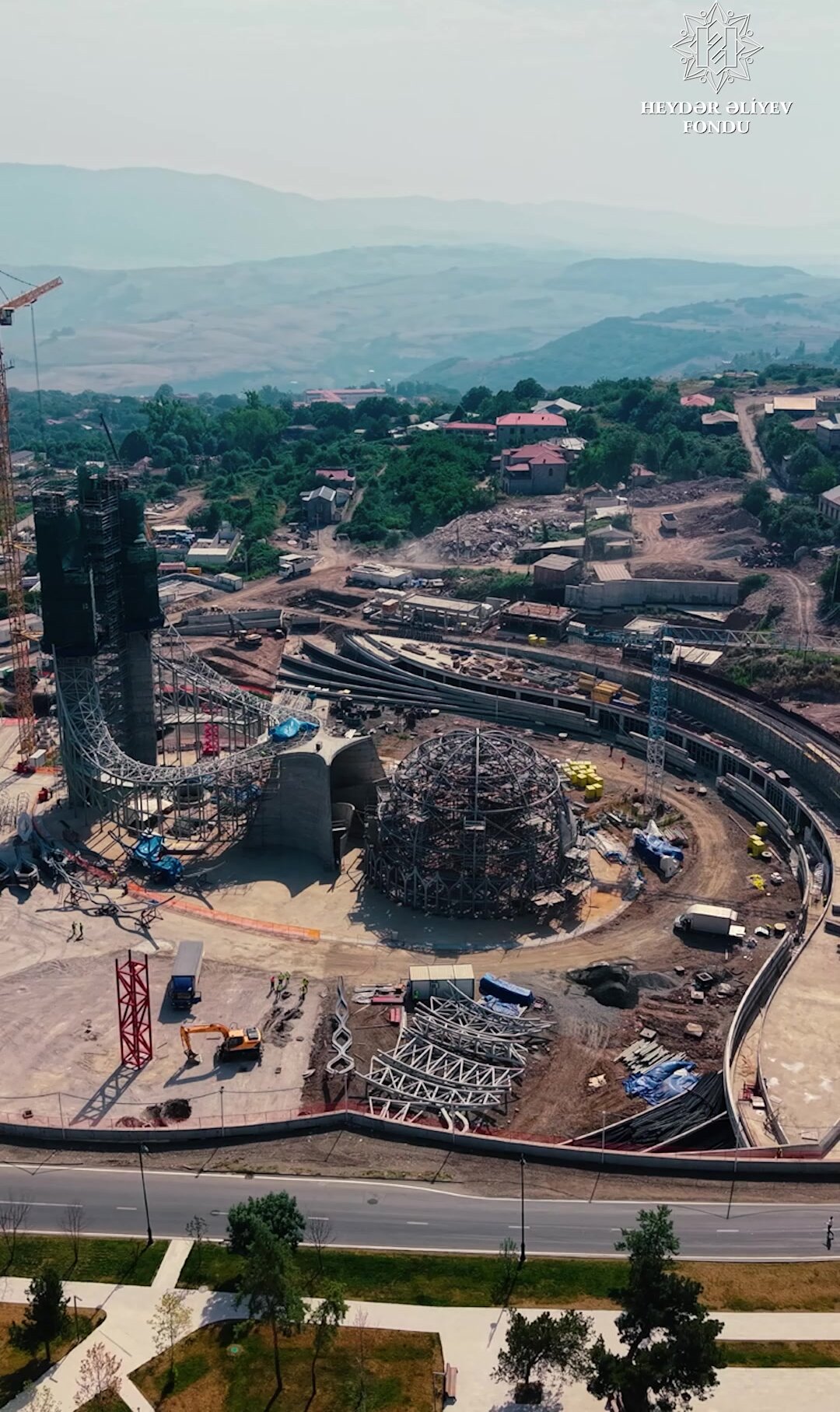 Azerbaijani Shusha’s cultural renaissance shines with construction of new mosque (VIDEO)