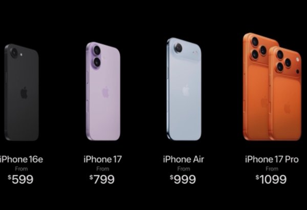 Apple announces prices for iPhone 17 models
