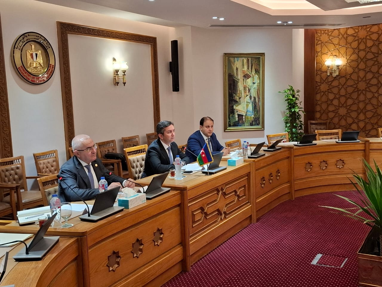 Azerbaijan’s Deputy FM pays official visit to Egypt (PHOTO)