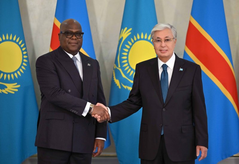Kazakh president lauds Democratic Republic of Congo as nation's key partner in Africa