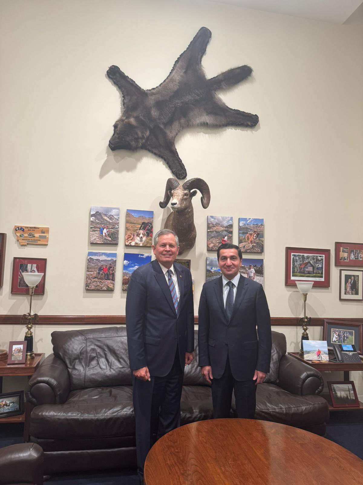 Assistant to Azerbaijani President Hikmet Hajiyev holds meetings in Washington (PHOTO)